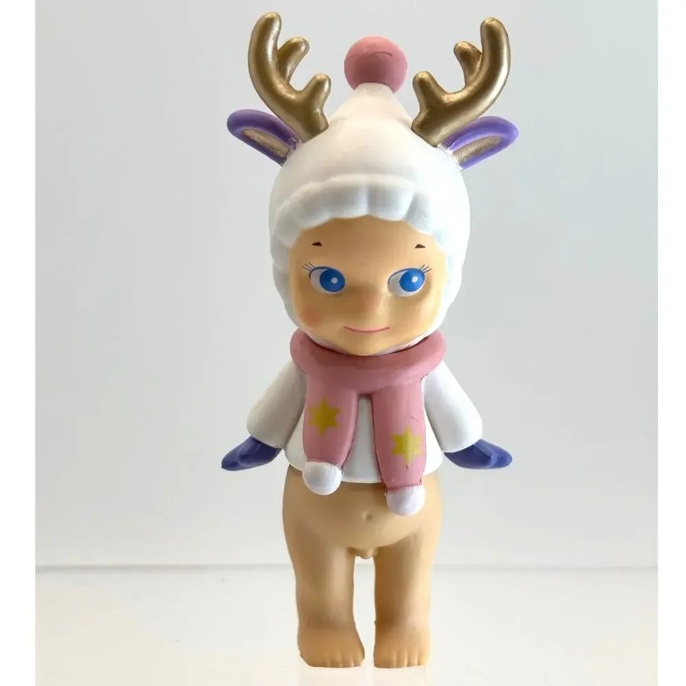 New Kewpie/Angel Mini Figure in Winter Reindeer Costume, Open Blind Box